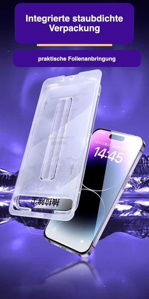 3 Stück Gehärtetes Glas Für IPhone 15/15 Pro/15 Plus/15 Pro Max/14/14 Plus/14 Pro/14 Pro Max/13/13 Pro/13 Pro Max Schutzfolie Cover Handy-Displayschutz Auf Glas